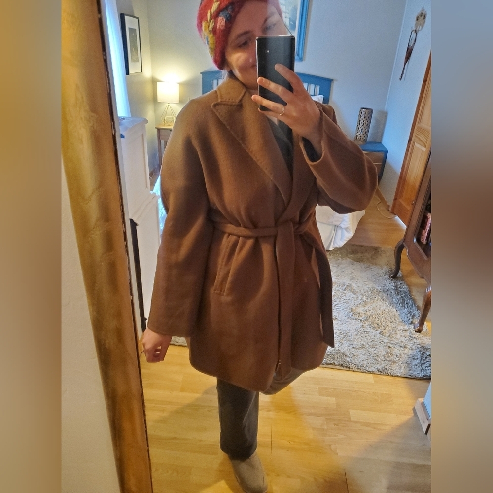 Brown Belted Coat - Picture 9 of 9
